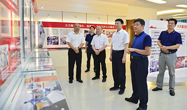 福建省人大常委會黨組書記、副主任張廣敏蒞臨虹潤公司調(diào)研指導(dǎo)